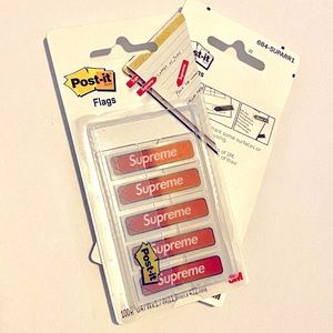 Supreme Post-It Flags - Sticker Included